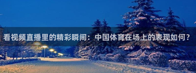 看视频直播里的精彩瞬间：中国体育在场上的表现如何？