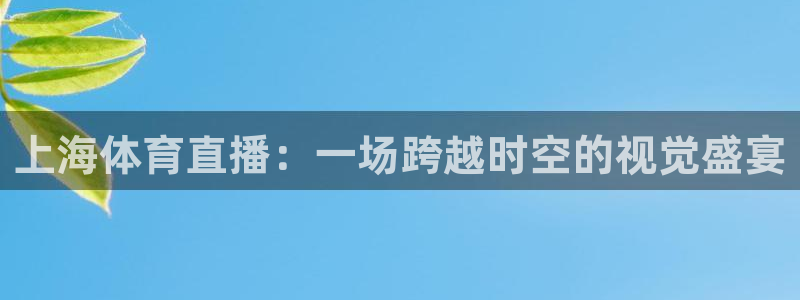 上海体育直播：一场跨越时空的视觉盛宴